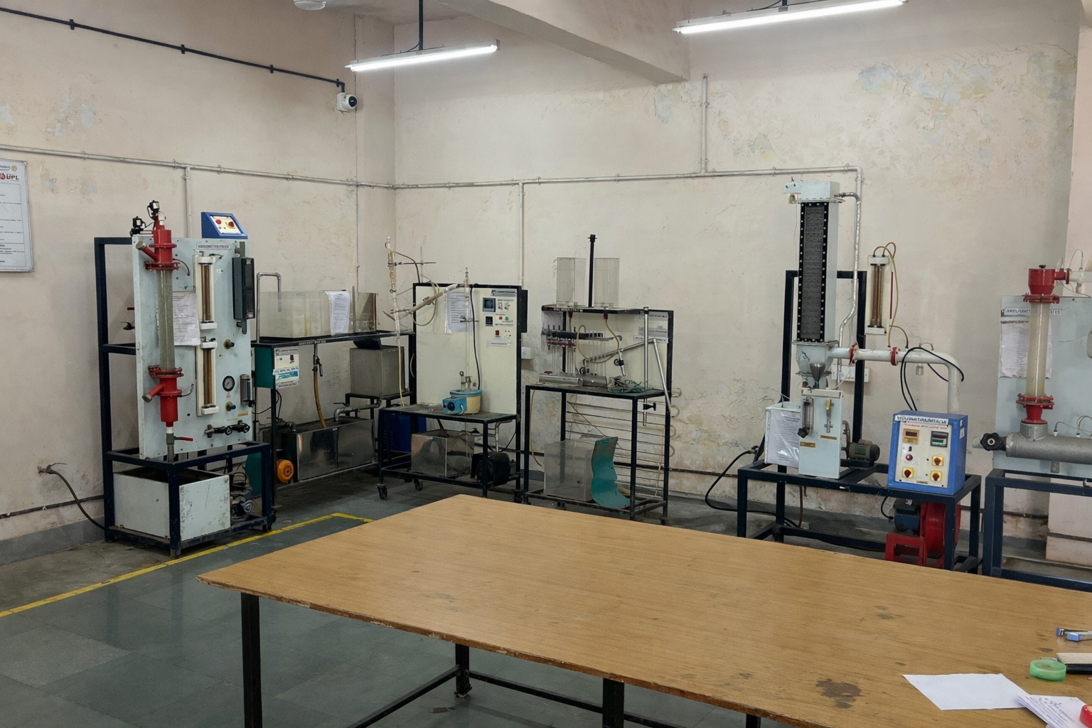 Fluid Flow Operation laboratory