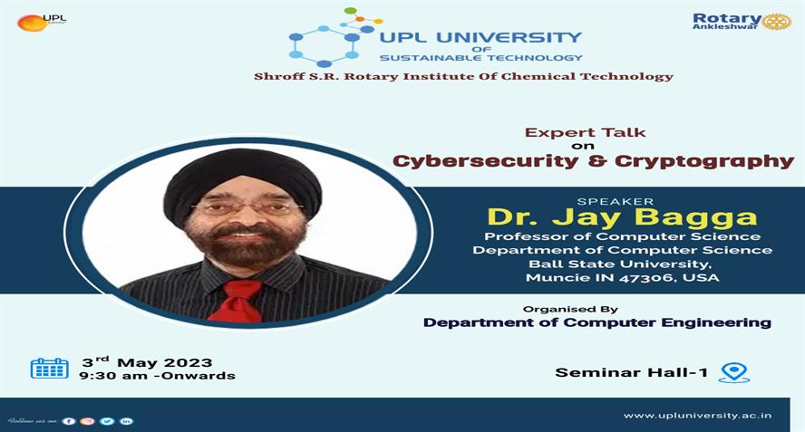Expert Talk on Cyber security and Cryptography | UPL University of 